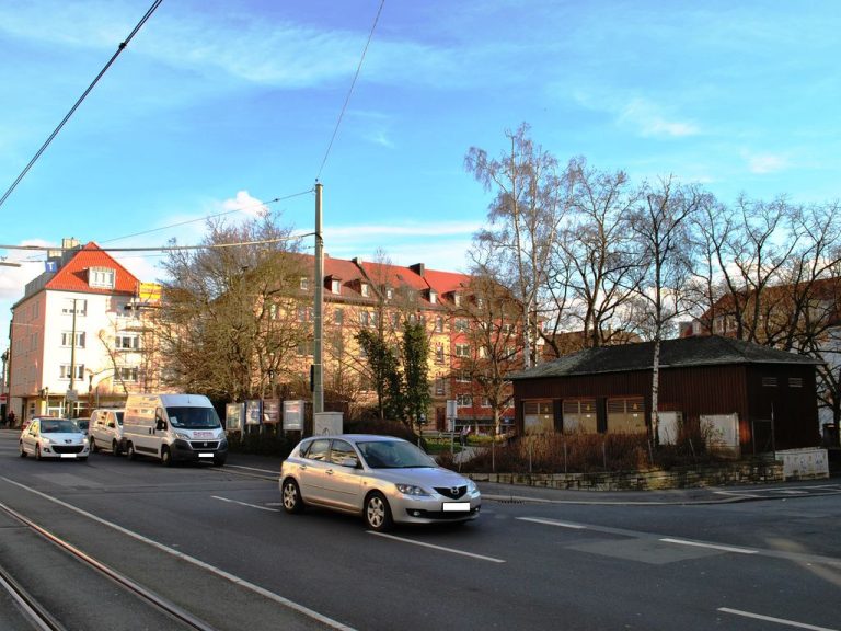 Einbahnstraßenkonzept Unterbrochene Brücknerstraße