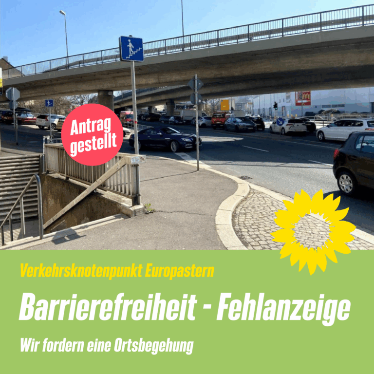 Ortsbegehung an den Unterführungen am Europastern