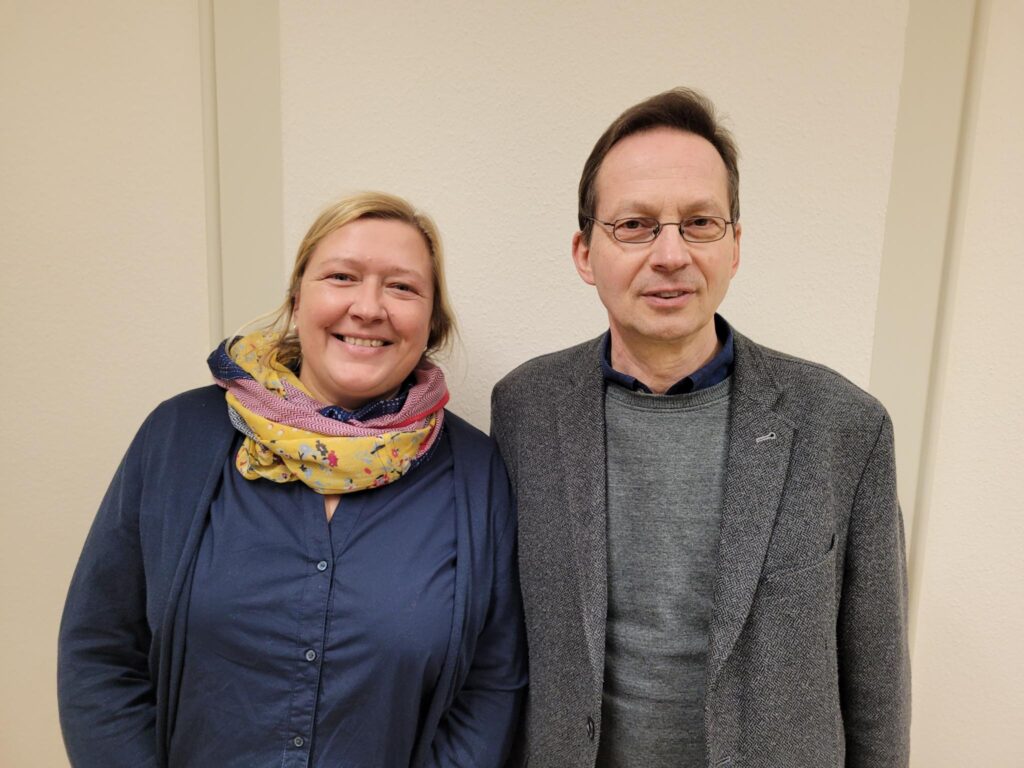 Fraktionsvorsitzende Dr. Sandra Vorlová und Manfred Dürr