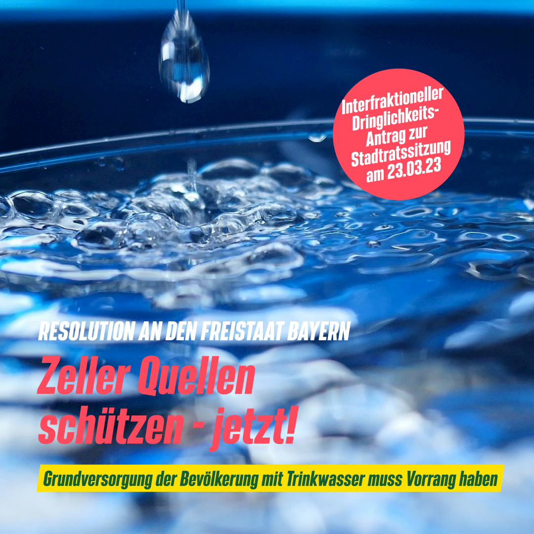 sharepic zur Resolution "Würzburger Erklärung für den Schutz unseres Trinkwassers"