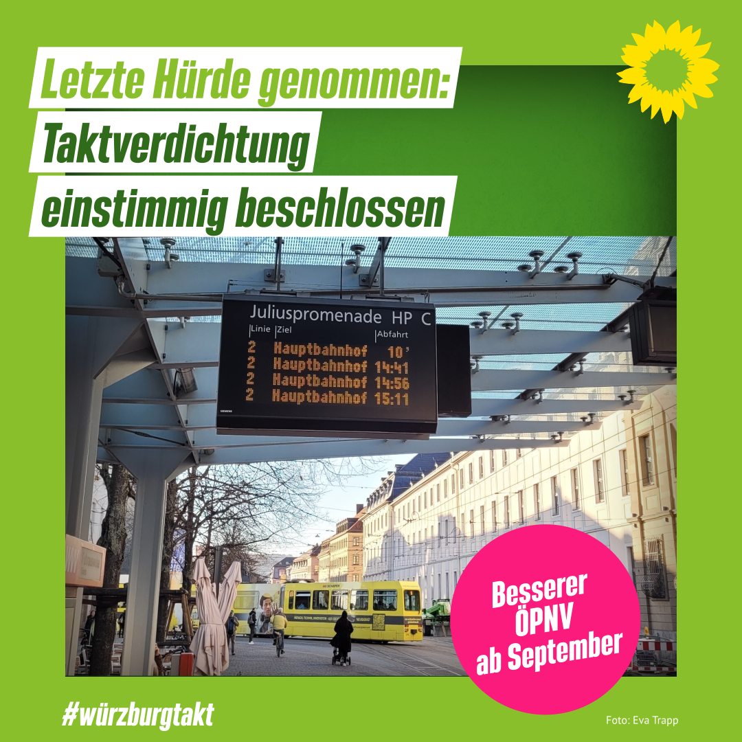 Letzte Hürde genommen: Taktverdichtung einstimmig beschlossen! Besserer ÖPNV ab September!
