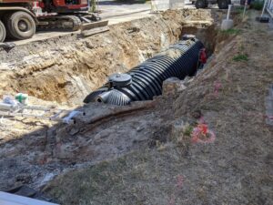 Große Zisterne in der Erde