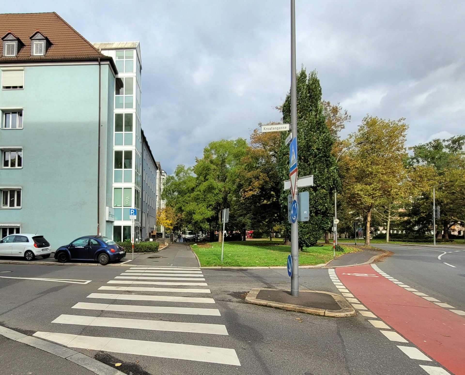 Einmündung Kroatengasse vom Berliner Platz