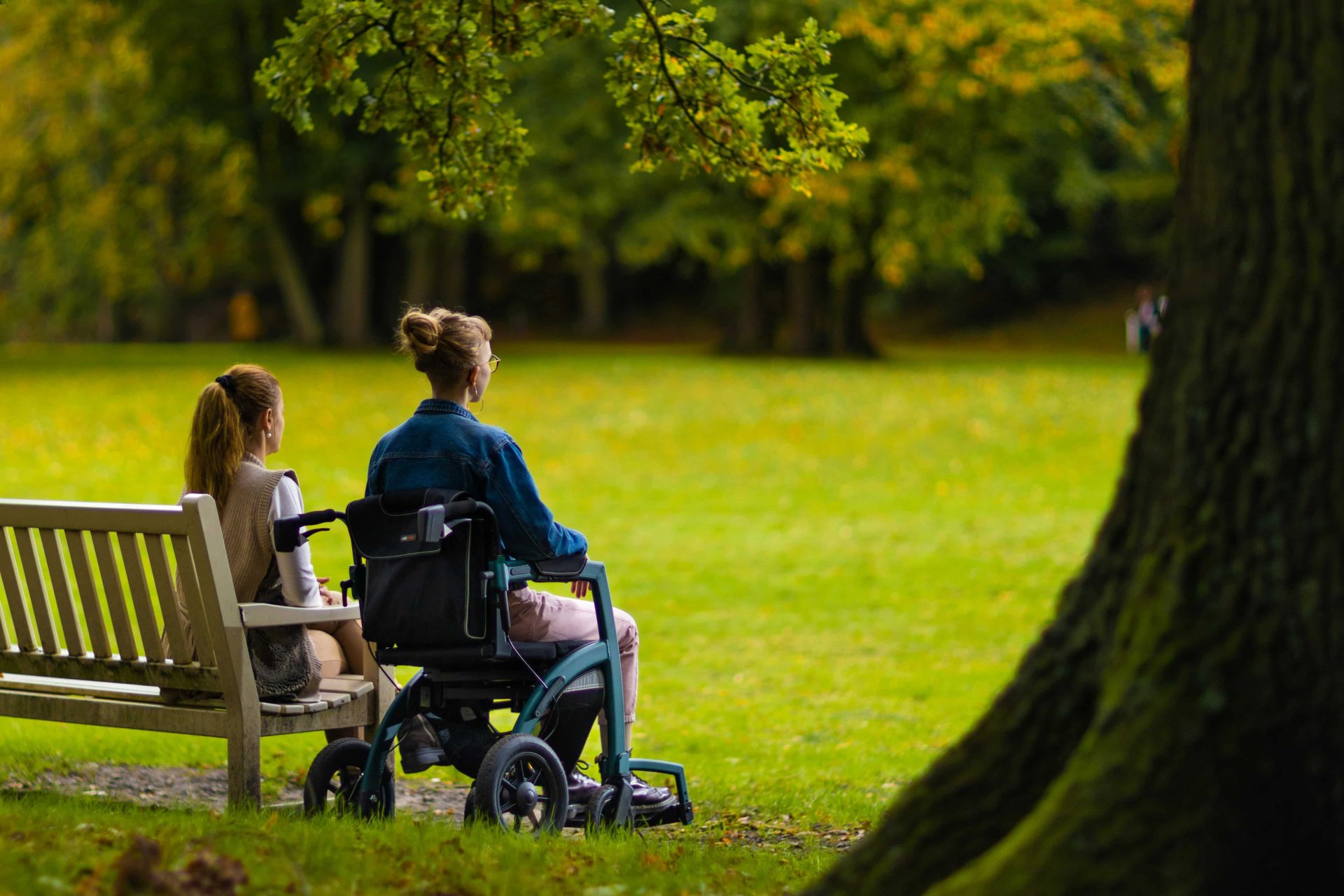 Beispielbild Behinderte Junge Frau mit Rollator