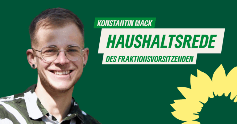 Haushaltsrede des Fraktionsvorsitzenden