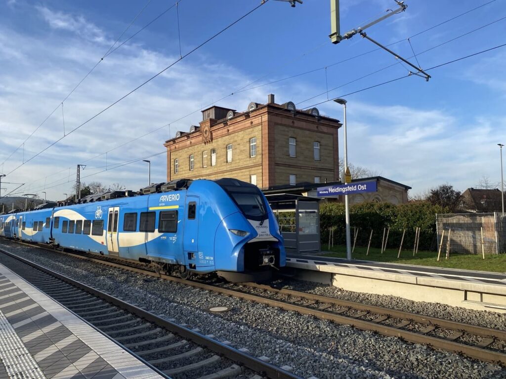 Bahnhaltepunkt Würzburg Ost in Heidingsfeld